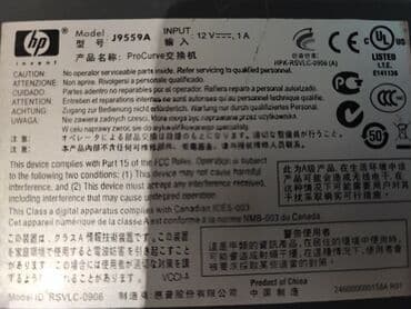 modem ucuz: HP Switch (ProCurve 1410-8G) ethernet kabel hədiyyə.👍 - 8x Gigabit — 5