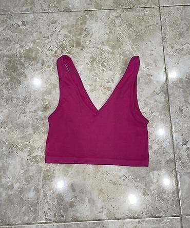 triko: Qadın idman topu / bralet - Rəng: tünd çəhrayı (fuşya) - Model — 1