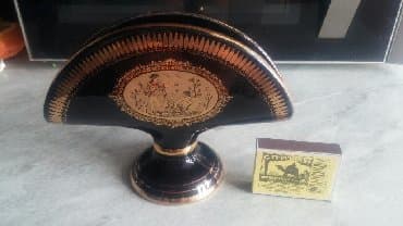 Фарфоровая салфетница,эксклюзив, ручная работа,золотое покрытие 24к lalafo.az -da Фарфоровая салфетница,эксклюзив, ручная работа,золотое покрытие 24к