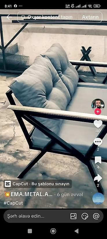 düz divanlar: Düz, sadə divan, 2 nəfərlik, Açılmayan, Parça, Azərbaycan, 2 il zəmanət — 1