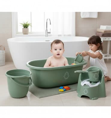 yasil don: Uşaq vanna dəsti yenidir istifadə olunmayıb — 1