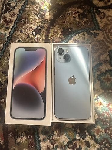 IPhone 14, Голубой, Face ID