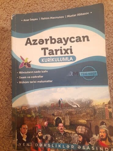 Məhsul: “Azərbaycan Tarixi – Kurikulumla” kitabı Müəlliflər: Anar