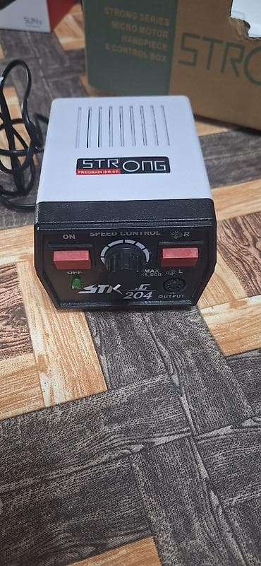 STRONG 204 mikromotor frez aparatı – peşəkar manikür/pedikür və — 3