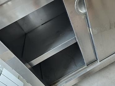Restoran, kafe avadanlığı: Paslanmayan poladdan peşəkar mətbəx lavabosu və iş masası (tecili!) — 6