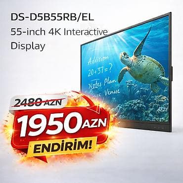 DS-D5B55RB/EL – 55 düym 4K Interaktiv Displey - 55-inch 4K UHD