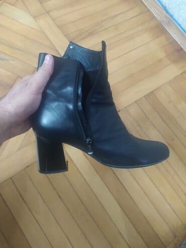 qiz ucun botlar: Ölçü: 39, rəng - Qara, İşlənmiş — 3