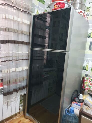 ev xaladeniki: İşlənmiş 2 qapılı Vestel Soyuducu Satılır, rəng - Qara — 1