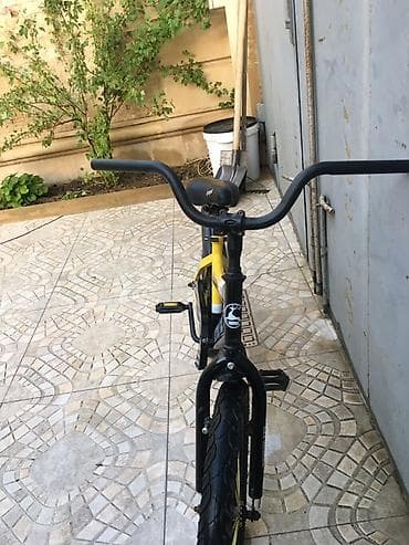 velo home: BMX tipli velosiped - Çərçivə: Qarşısı-qara, arxası-sarı rəngli — 4