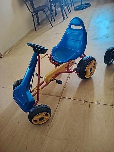Велосипеды: Uşaq pedallı go-kart - 4 təkərli, pedalla idarə olunan uşaq maşını - — 2