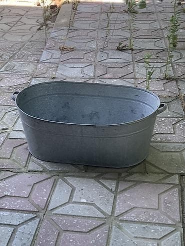 Sinkli metal vanna/çəllək - Material: sinklənmiş polad (paslanmaya lalafo.az -da Sinkli metal vanna/çəllək - Material: sinklənmiş polad (paslanmaya