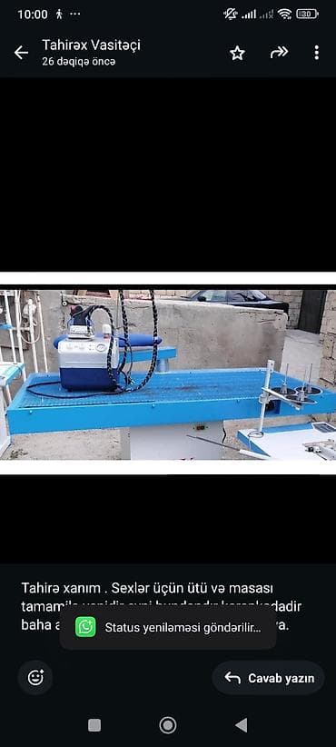 ps5 pro qiymet: Tahirə xanım . Sexlər üçün ütü və masası tamamilə yenidir eyni — 1