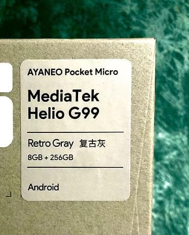 ps oyun: AYANEO Pocket Micro – portativ oyun konsolu. Maqazinlərdə satişi — 4