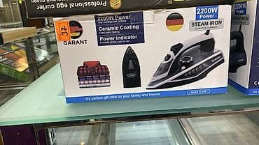 saç ütüsü: - GARANT buxarlı ütü, model G-038 - Güc: 2200W - Keramik örtüklü — 1