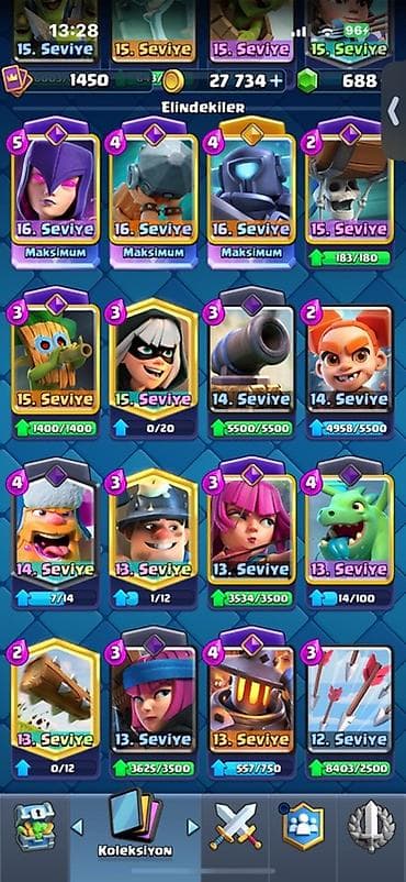 Искусство и коллекционирование: Clash Royale hesabı 11200+ kupa sahibdir 1500+ kolleksion lvl 12 — 5