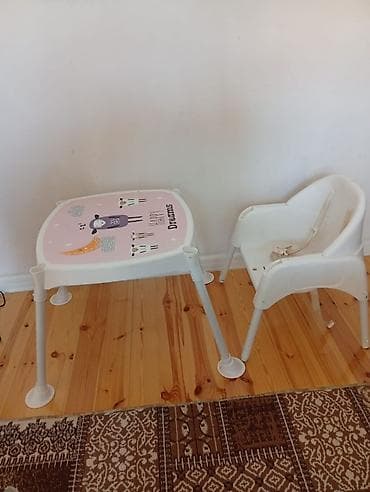 oyunca: Uşaq yemək stulu – çevrilə bilən model - Marka: Mirac - 2-si 1-də — 4