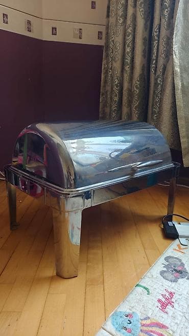 Elektrikli bufet chafing dish – paslanmayan polad - Material