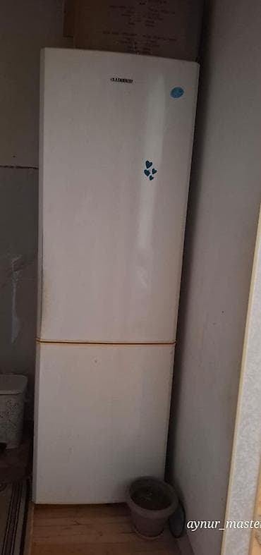 kondisioner mis boru: İşlənmiş 2 qapılı Samsung Soyuducu Satılır, rəng - Ağ — 1