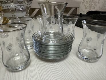 Çay dəstləri və servizlər: Çay dəsti, Şüşə
