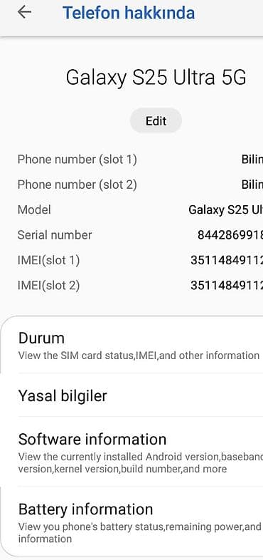 flaş: Samsung Galaxy S25, 256 GB, rəng - Boz, Sensor, Barmaq izi, İki sim kartlı — 5