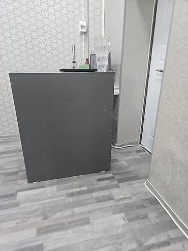 stol miz: Qəbul/Resepsiyon masası – tünd boz rəng - Kompakt ölçülü, düz xətli — 2