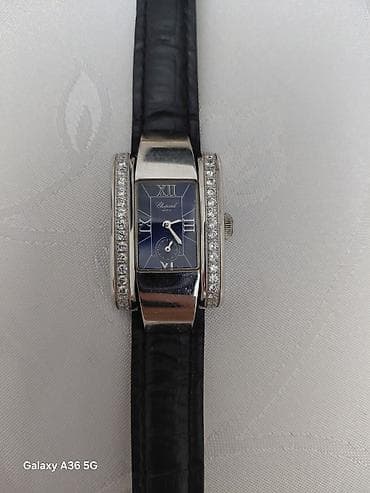 gümüş bilərzik: Lüks saat dəsti – 2 ədəd orijinal İsveçrə saatı 1) Chopard qadın — 2