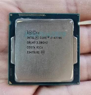 ana plata: Məhsul: Intel Core i7-4770K prosessor Xüsusiyyətlər: - Model: Intel — 1