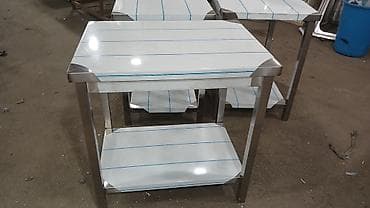 divar rəf: Paslanmayan poladdan iş masası - Material: AISI tipli paslanmayan — 1