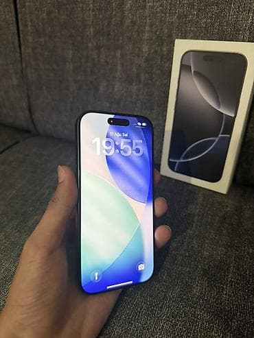 iphone başlığı: IPhone 16 Pro, 128 GB, Qara, Face ID — 1