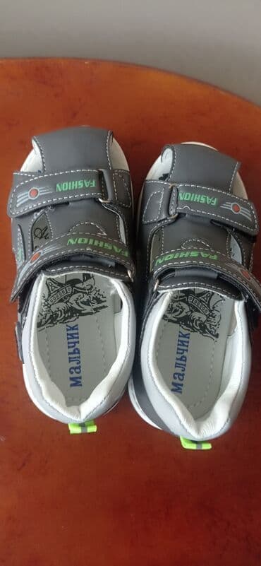 детские тапочки на липучках: Босоножки, Для мальчиков, 27 — 3