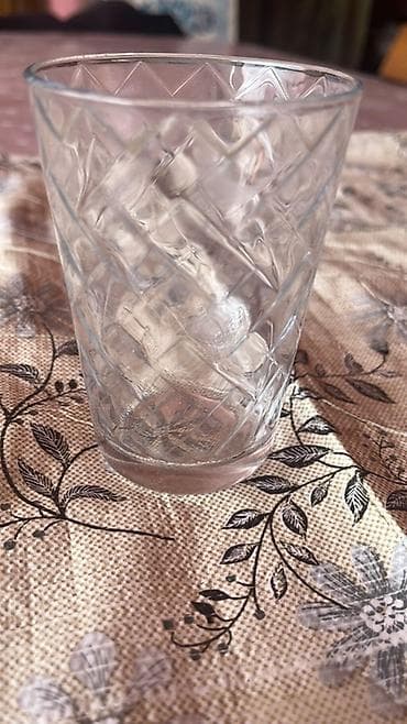 ucuz malar: Stəkanlar, Şüşə, 2 ədədli dəst, 250 ml — 1