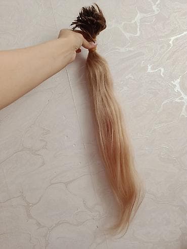 Tam tebi açıg blond saç qrami 100 120 arası uzunluğu 70sm duz saçdı — 7