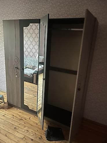 boş drel: Salam Geniş paltar şkafı – 4 qapılı, güzgülü dizayn Cooox Az İsdifade — 2