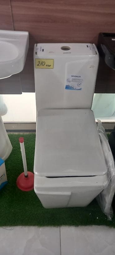 Güvenlux tualet komandası (birgə keramika unitaz və üst sistern) - lalafo.az -da Güvenlux tualet komandası (birgə keramika unitaz və üst sistern) -