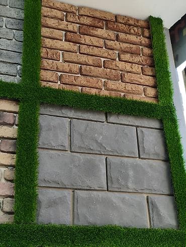 yer daşları: Dekorativ divar üzlükləri və panellər - Material: yüngül beton/daş — 1