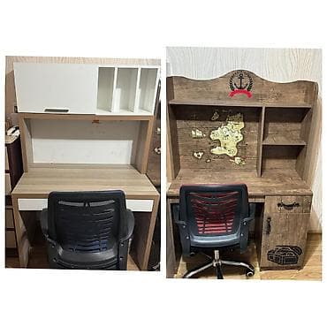 ElmiraxYazi masasi 2 ədədi 2 ədəd kreslo birlikde 1ədədin Qiymet 100