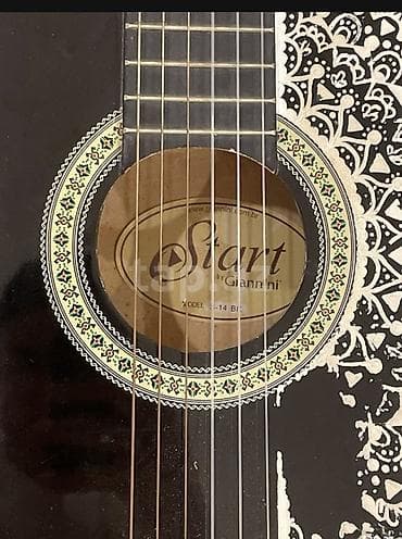 gitara klassik: Klassik akustik gitara – Start by Giannini (model: C-14 BK) - Korpus — 4