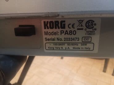 səs dinamik: Korg PA 80 0506747010 — 2