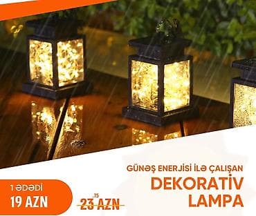 Yeni, Günəş lampası, Zəmanətsiz, Ünvandan götürmə, Ödənişli çatdırılma — 5