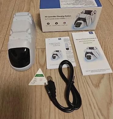 PS5 DualSense/DualSense Edge üçün ikiqat şarj stansiyası — 3