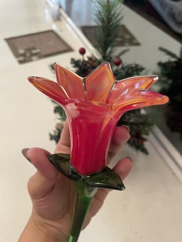 nişan dekoru qiymətləri: 100 azn bogema Lale gulu xrustal — 2