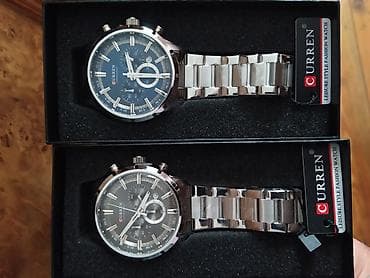 Смарт браслеты: Новый, Наручные часы, Curren, цвет - Серебристый — 8