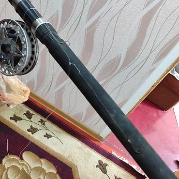 İdman və hobbi: Balıqçılıq üçün ştanga və çarx seti - Uzunluq: 3,60 m - Test (atış — 3