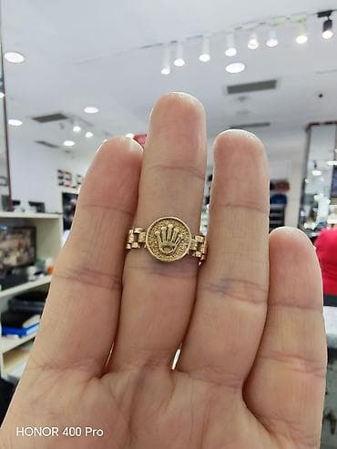 Бижутерия: Альянс, Кольцо, Желтое золото, 585 проба, Без камня — 3