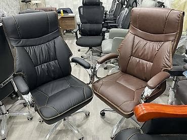 mebel satilir: Yeni, Təkərli, Qolları tənzimlənir, Dəri — 2