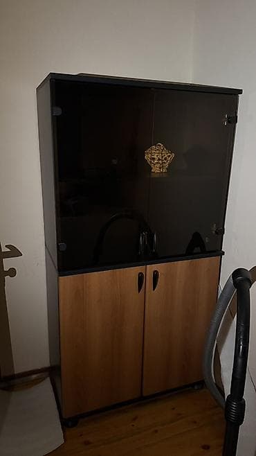 Şüşəli dolab vitrini