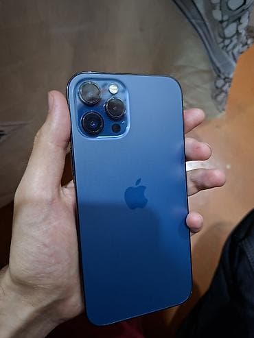 12 pro mini iphone: IPhone 12 Pro Max, 256 GB, Pacific Blue — 1