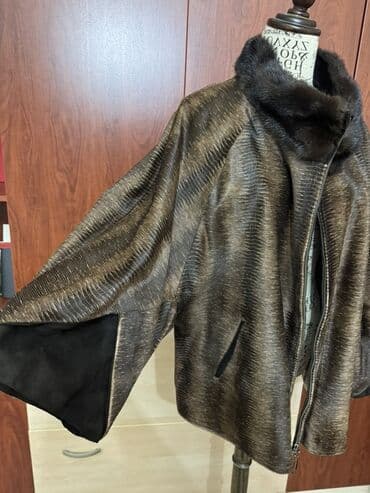 Qadın şalvarları: Qadınlar üçün zərif ponço/kaban - Material: üst hissə atlas parıltılı — 2