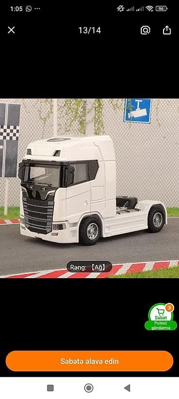 maket: Metal model yük maşını (traktor başlığı) – kolleksiya və oyuncaqlar — 5