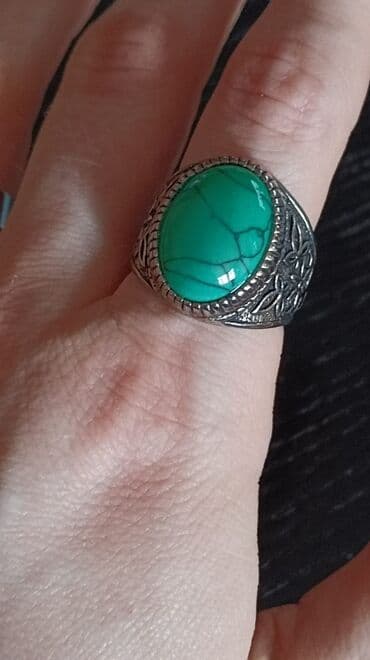 əqiq uzuk: Kişi üzüyü 15man — 2